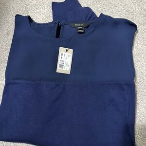 🆕 RW&CO Navy Blue Top